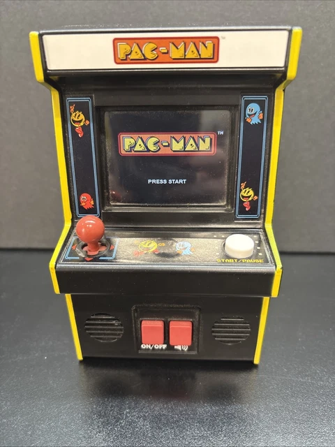 PAC-MAN RETRO MINI Arcade Classic Game 2009 Bandai Namco Color Screen ...