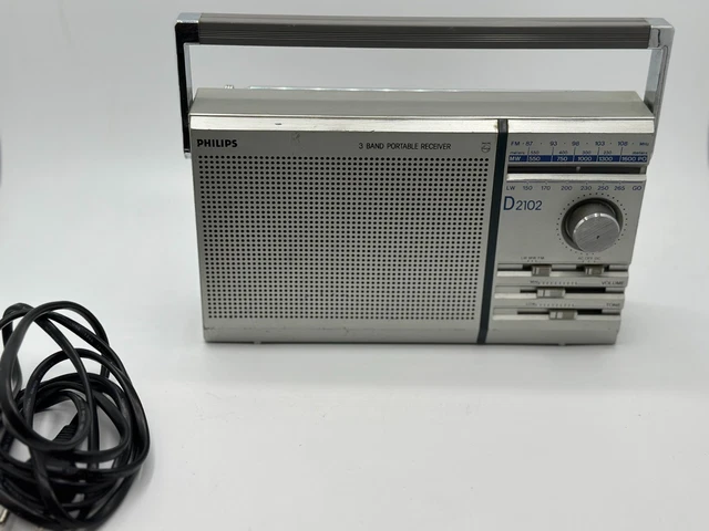 Radio Cassette/CD Portable Philips AZ3068/12 Avec Radio AM/FM - Occasion