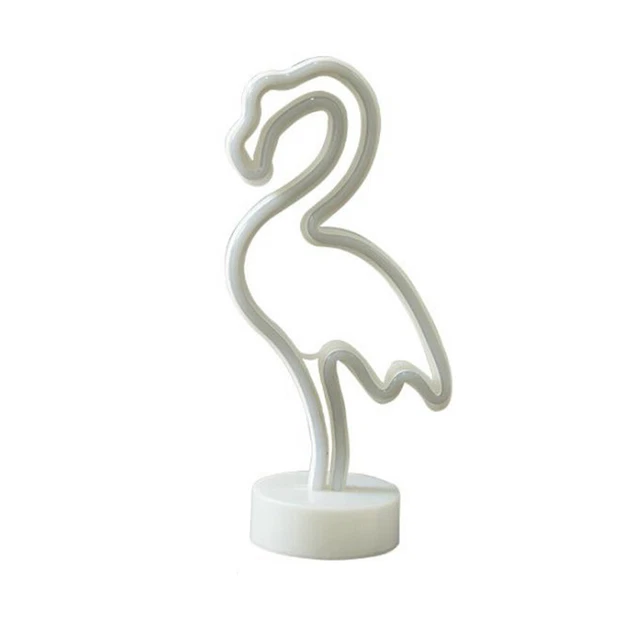HANGING LAMP WALL Lights Flamingo Night Neon Soffit Vents White LED £12