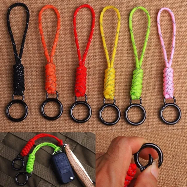 Paracord, Camping Rope Wearproof Tightly Woven With Carabiner For