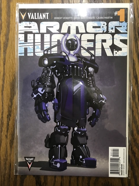 Armor Hunters Issue #1, Variant Cover, Clayton Crain, Valiant Comics, 2014, 1/10