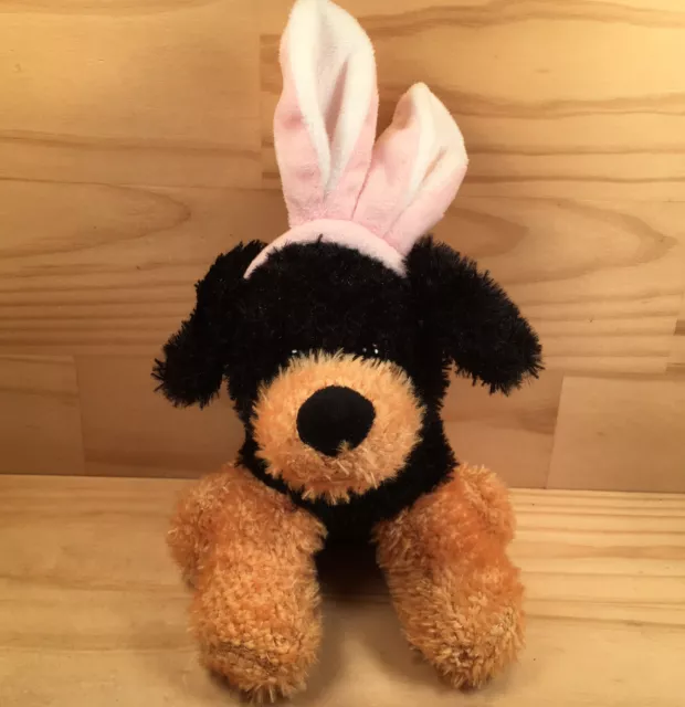 BUNNY THE PUPPY DOG “Black” Gorgeous Cuddly Puppy Soft Toy Plush Animal Friend