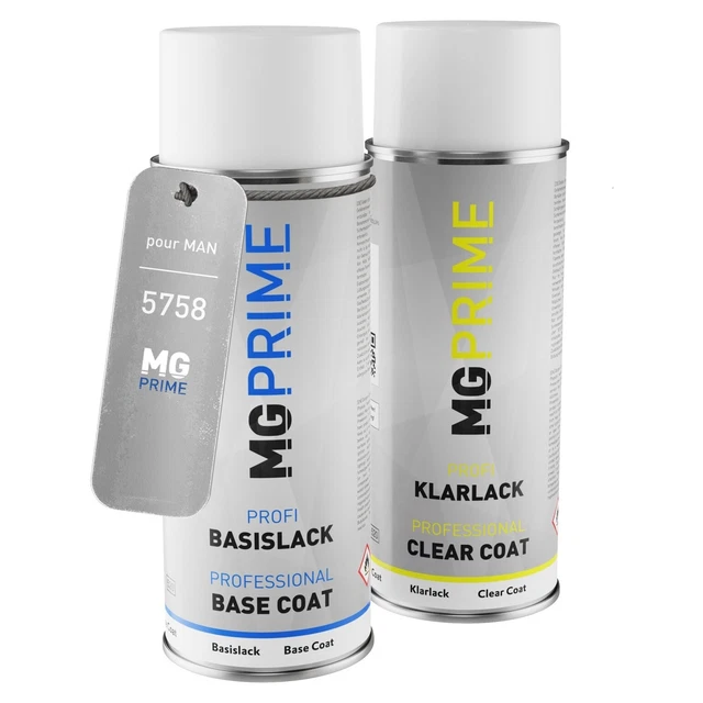 Peinture Voiture Kit De Bombe Aérosol MAN 9522 Silber Metallic 400ml | MG PRIME
