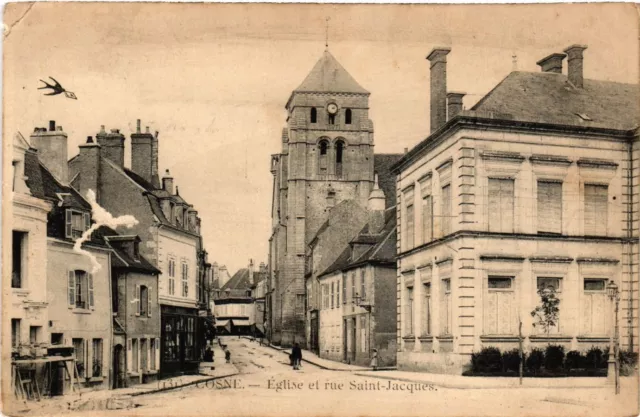 CPA AK COSNE - Church and Street St-JACQUES (421005)