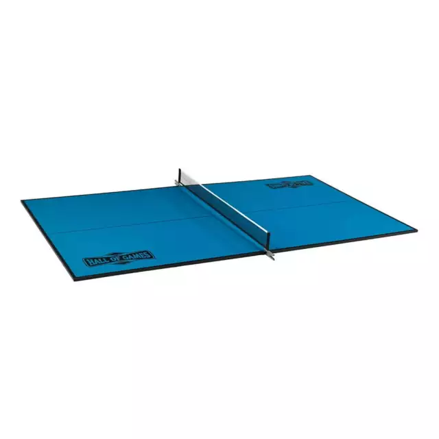 Official Size Indoor Table Tennis Conversion Top, 15Mm Thick Deluxe Net and Post