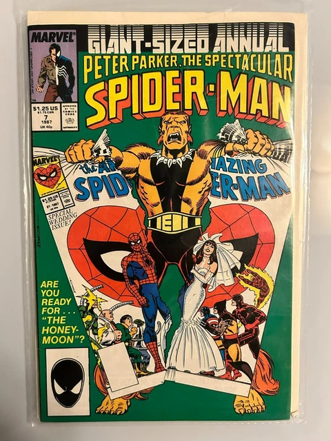 Peter Parker The Spectacular Spider-Man Giant Sized Annual #7 Marvel Comics 1987