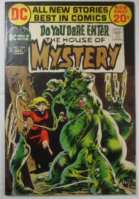 House Of Mystery #204 Dc Comics July 1972 Bernie Wrightson Alex Nino Vf/Nm 9.0