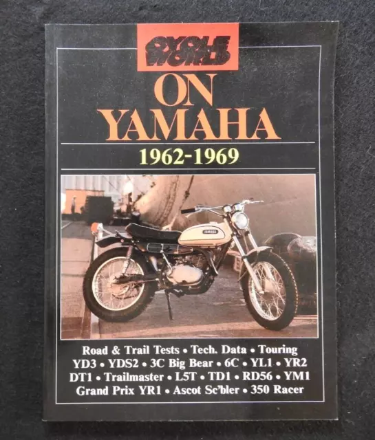 1962-69 YAMAHA YD3 YDS2 3C YL1 YR2 DT1 L5T TD1 RD56 YM1 YR1 Motor Cycle Mondo NM