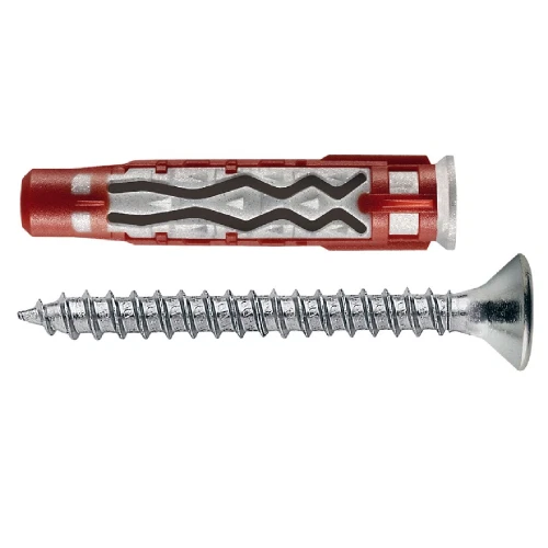 Elematic confezione 100 tasselli Bluefix/Va 6x35 mm ancorante bimateria con vite