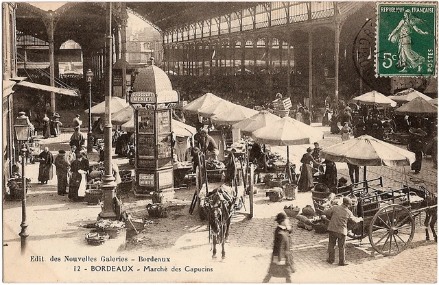 BORDEAUX (33) - Marché des Capucins