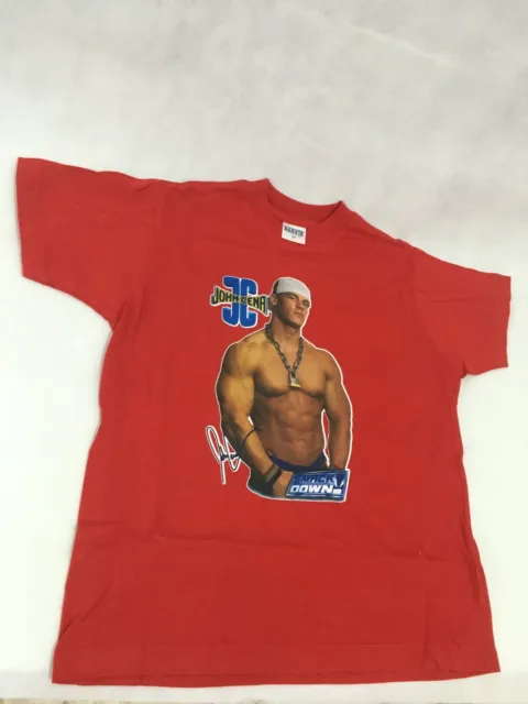 T-shirt da bambino tshirt per bambini wrestling John Cena WWE cotone Tg 10 anni