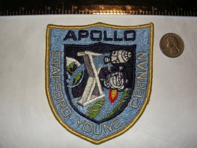 Vintage/Original Apollo X (10) "Post-Flight" Crew Patch Space NASA