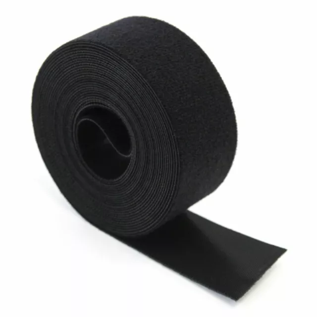 15FT REUSABLE 1.5 Inch Roll Hook & Loop Cable Fastening Tape Cord Wraps Straps