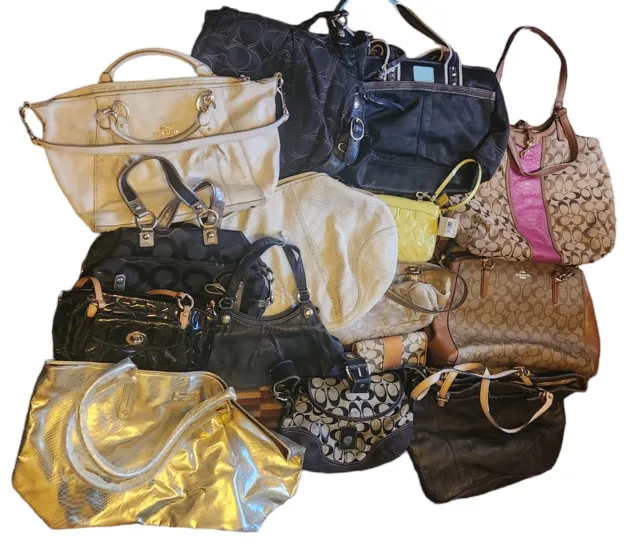 Designer 15 Pc Lot Coach Michael Kors Purse Handbags Wallets