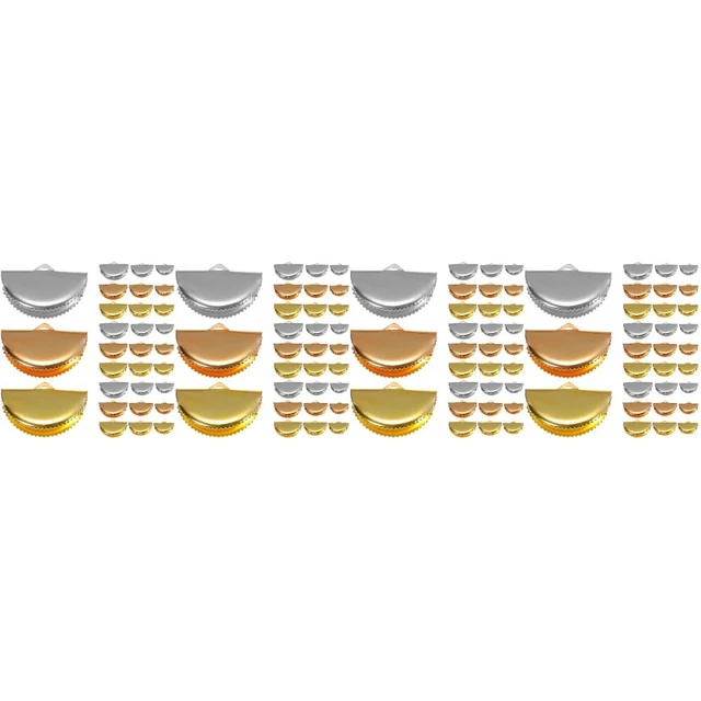 240 PCs Legierungs -Crimp -Ender