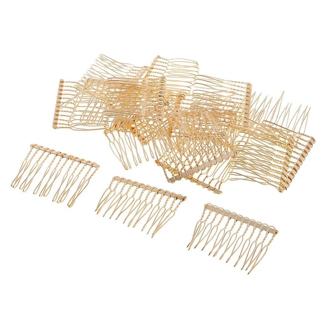 20x Capelli Lisci Pettini Diapositive Perni Pettini Laterali Velo Copricapo Per