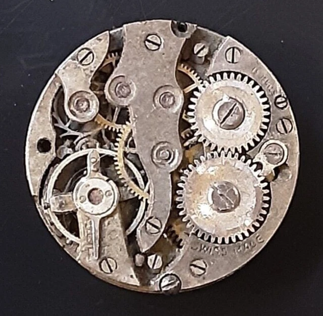 VINTAGE SWISS MADE mechanical ETA watch movement for spares or repair £