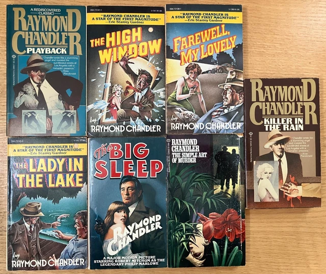 Raymond Chandler 洋書 7冊セット　Vintage SEVEN (7) CLASSIC vintage Raymond Chandler mysteries $34.55