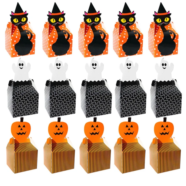 Halloween Caja Dulces Cupcake Cajas Dulces Estuche Papel