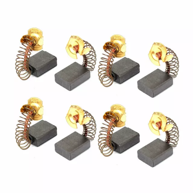 8 Pcs Replacable Motor Carbon Brushes 17mm x 13mm x 6mm for Electric Motors