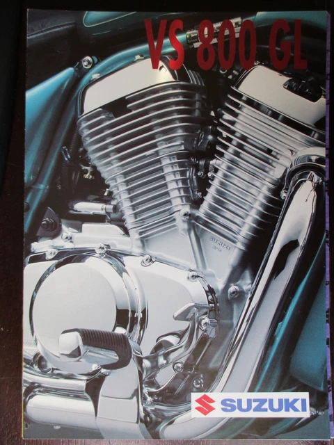 Brochure Catalogue 4 Pages 2000 Moto Suzuki Custom 1500 Intruder  800 Marauder