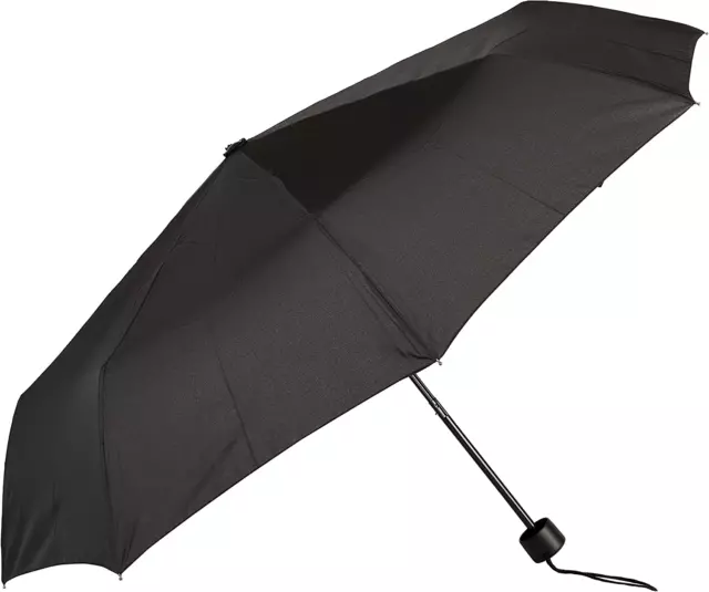 Korjo Folding Umbrella, Light, Perfect for Travel, Black