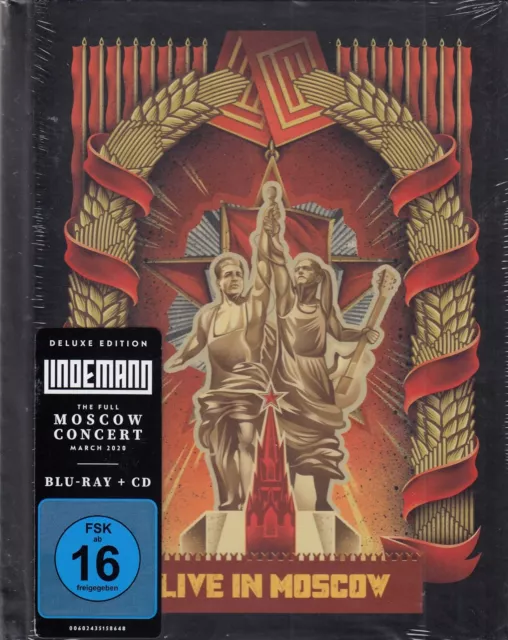 Lindemann (Rammstein) / Live in Moscow (Ltd. Spec. Edition, Blu-ray + CD, NEU!)