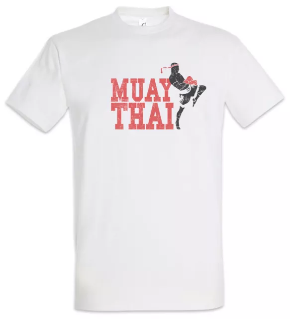Maglietta Muay Thai Fighter Arti Marziali Sport Combattimento Palestra Allenamento Fitness