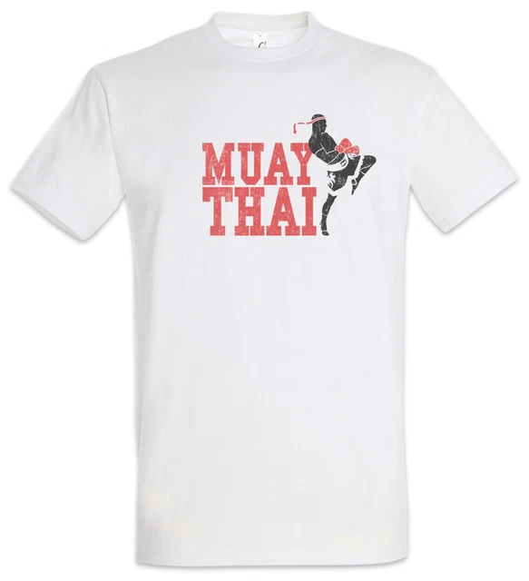 Maglietta Muay Thai Fighter Arti Marziali Sport Combattimento Palestra Allenamento Fitness