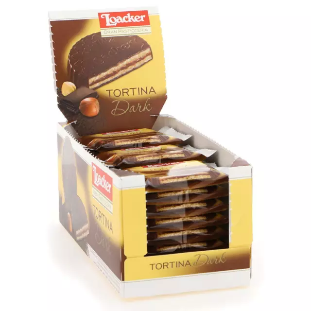 Biscuits Loacker Gran Confiserie La Avec Dark Noir Expo 24 Pièces De 21g