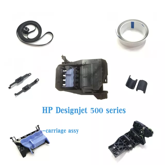 HP Designjet 500 510 800 A1 B0 plotter parts belt /cable /cutter /carriage C7769
