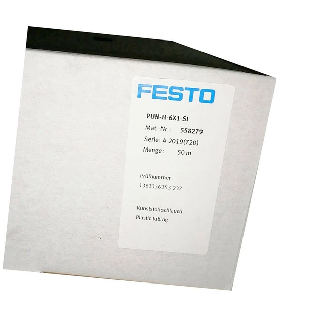 50 metri Festo PUN-H-6X1-SI 558279 Tubi pneumatici NUOVI