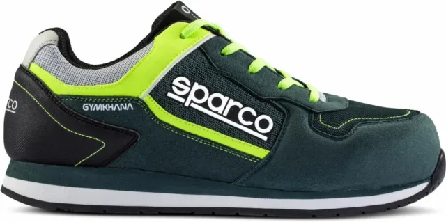 Sparco Gymkhana S1P Shoes Boots green yellow - size 46