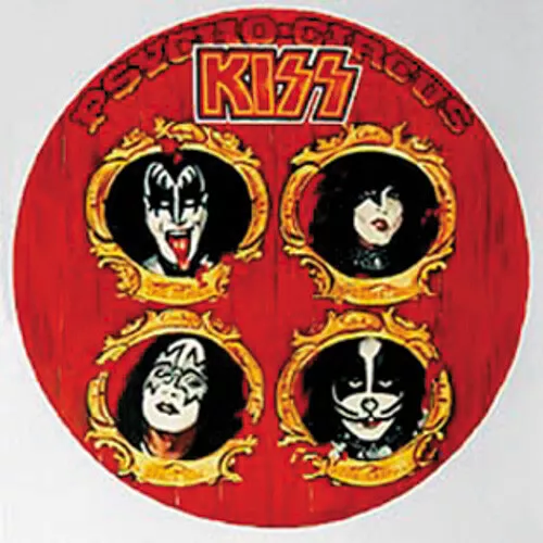 KISS PLATE - PSYCHO CIRCUS - COLLECTOR'S MINIATURE PLATE - 10cm -USA'98- V189401