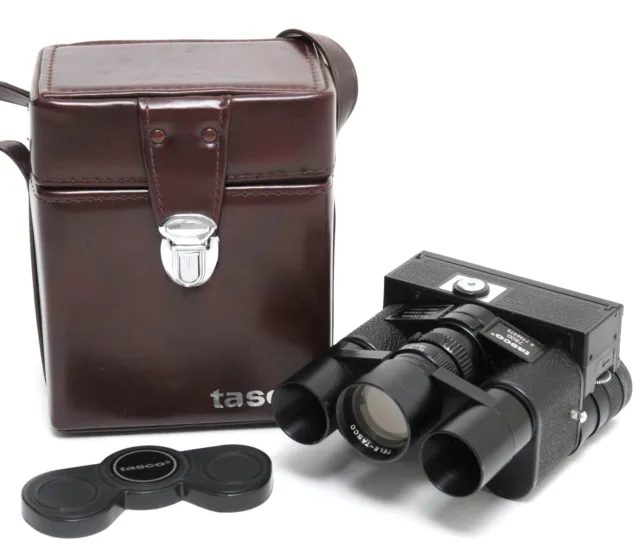 Vintage Tasco 7800 Binoculars built in Spy Camera w. original case NOTTESTED