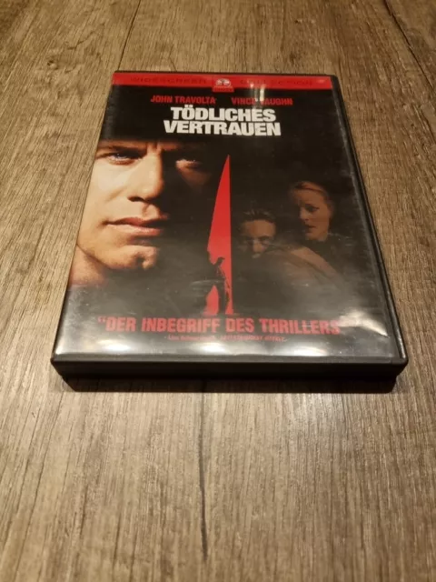 Tödliches Vertrauen mit John Travolta DVD Zustand gut -Q2-