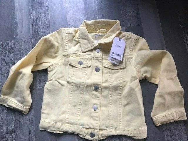 Next Bambina  Giacca Di Jeans Lemon 3-4 Anni Nuova 2