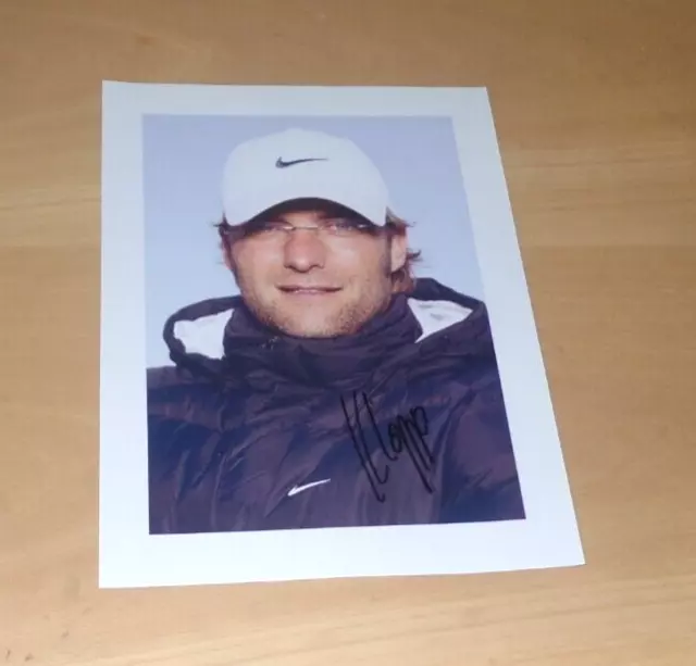 JÜRGEN KLOPP, original signed Photo in 20x28 cm (SPORT)