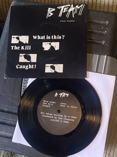 B Team-First Product 7” Rare Punk 1982 Geza X Wounds 1/2 Japanese KBD