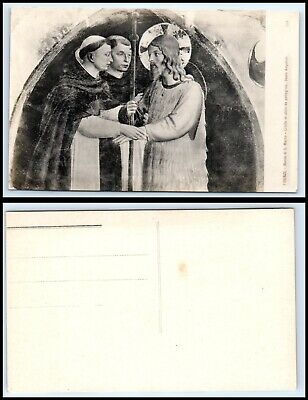 Vintage ART Postcard - Cristo in abito da pellegrino, by Beato Angelico CK