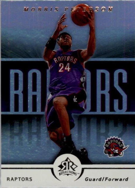 2005-06 REFLECTIONS TORONTO Raptors carte basketball #94 Morris ...