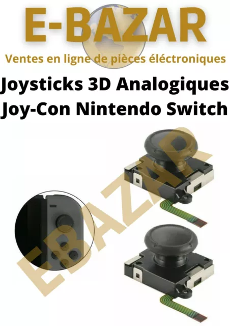 Joystick 3D Original manette Nintendo Switch, Switch Oled, Switch Lite Joy-con