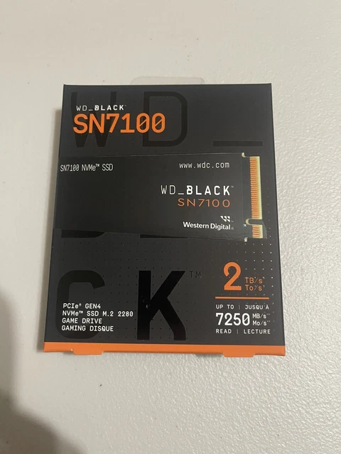 Western Digital WD_BLACK SN7100 NVMe SSD(2TB) WDS200T4X0E