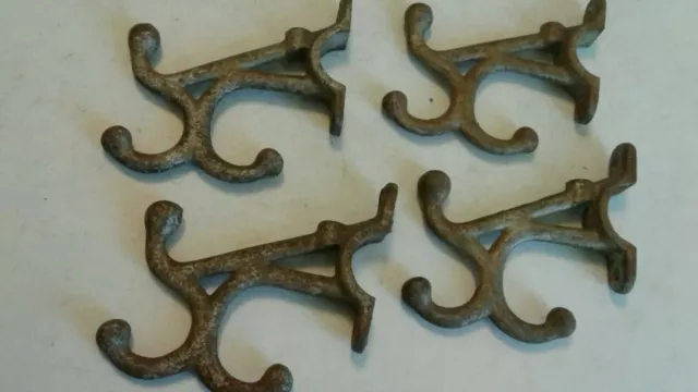 Antique Cast Iron Hat or Coat Hook Bathroom Hook