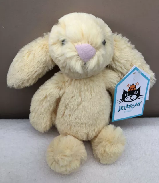 NEW JELLYCAT BABY Lemon Bashful Bunny Soft Toy Tiny Comforter