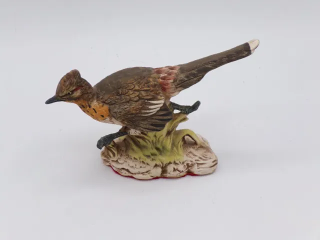 Vintage Hand Painted Roadrunner Ceramic Bird Figurine