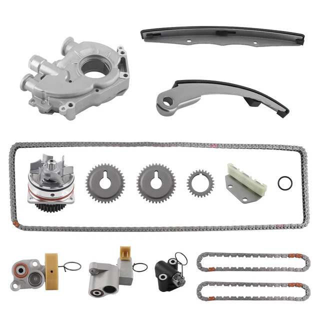 Timing Chain Kit W/ Oil & Water Pump For 05-15 Nissan Frontier Xterra 4.0L VQ40DE