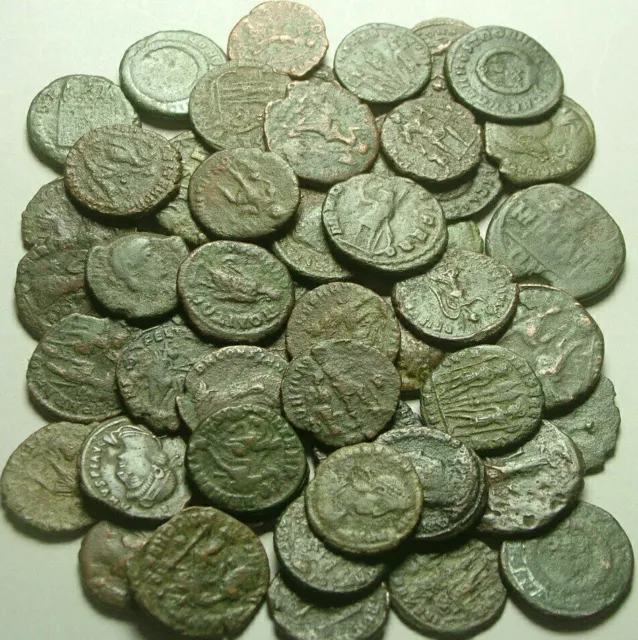 Lot 5 Ancient Roman coin Constantine Valentinian Licinius Consantius Claudius
