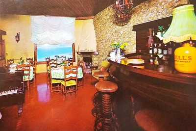 Ospedaletti Colombo Lungomare C Cartolina Ristorante Byblos 1965 ca. 