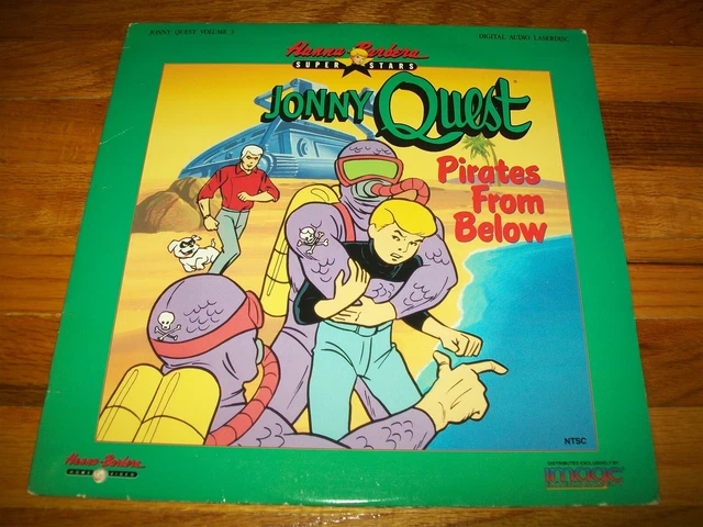 JONNY QUEST: PIRATES FROM BELOW Laserdisc LD HANNA-BARBERA SUPER STARS ANIMATION